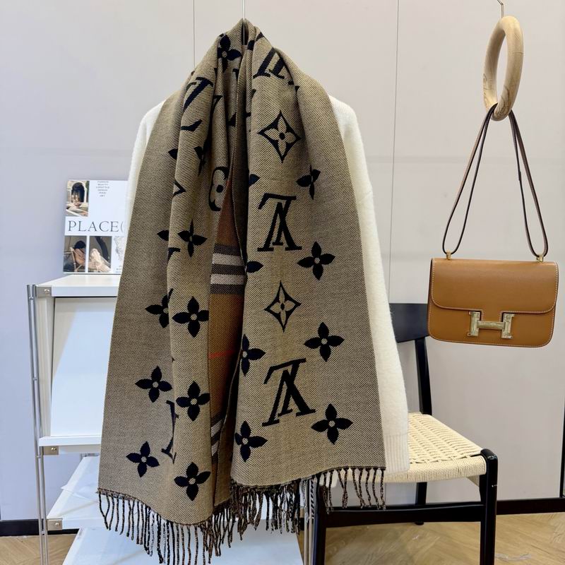 LV Scarf 65X200cm 100%羊绒 E101317